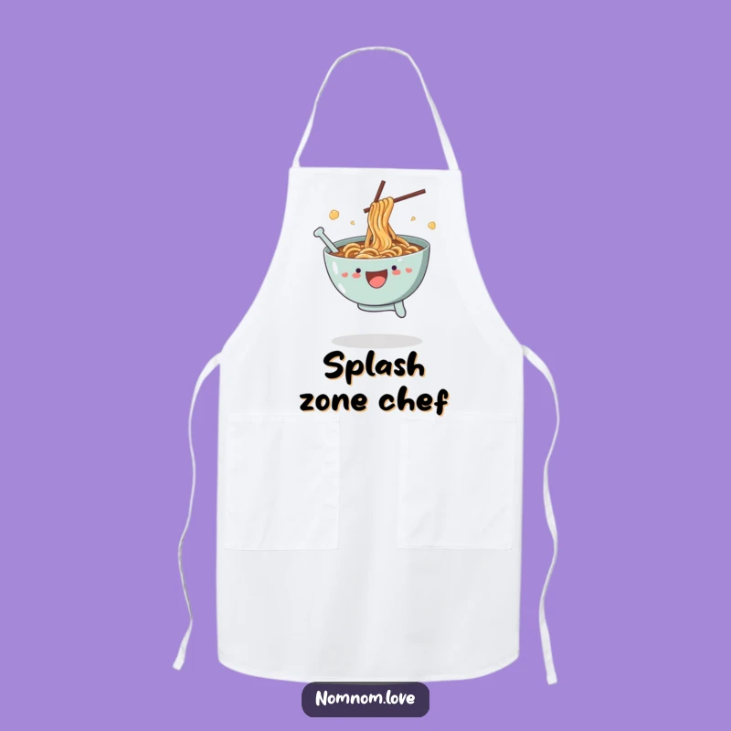 Funny Ramen Leap Apron - Kitchen Fun for Foodies, Perfect Chef Gift