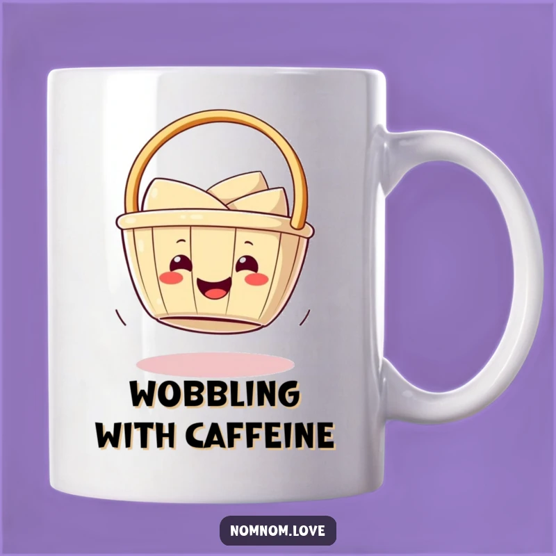 Funny Dim Sum Basket Mug - Playful Wobble Foodie Gift - Smile with Every Sip!