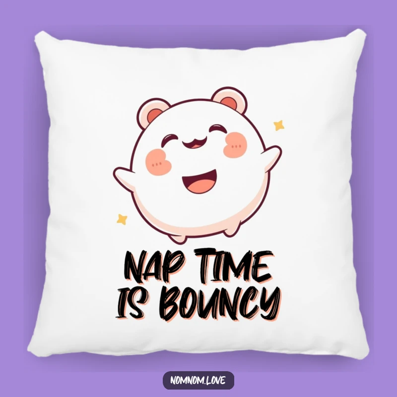 Comfy Funny Bao Bun Pillow - Gleeful Foodie Cushion - Adorable Gift!