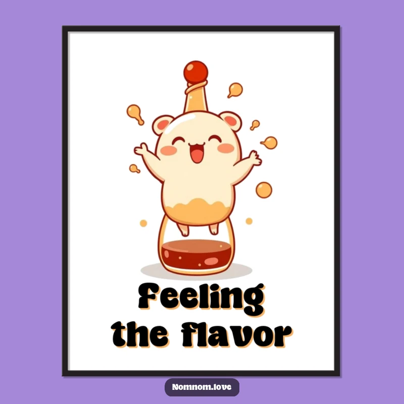 Funny Bao Bun Dance Poster: Bring Culinary Joy to Your Walls with This Art