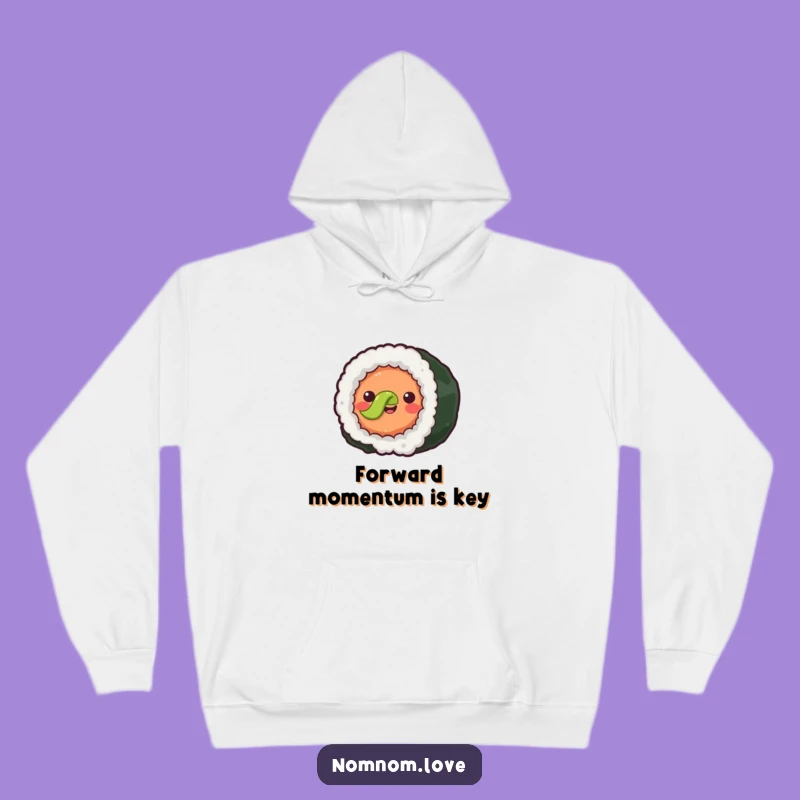 Cozy Funny Sushi Roll Hoodie - Warm Comfort & Happy Vibes Gift!