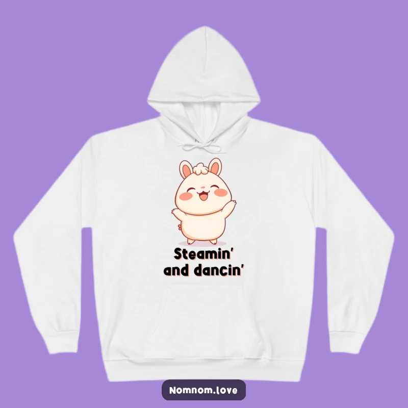 Funny Bao Bun Dance Hoodie - Cozy Steamed Bun Sweatshirt, Perfect Gift