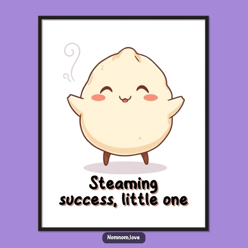 Free Printable Dumpling Wall Art: Funny Downloadable Decor for a Playful Kitchen