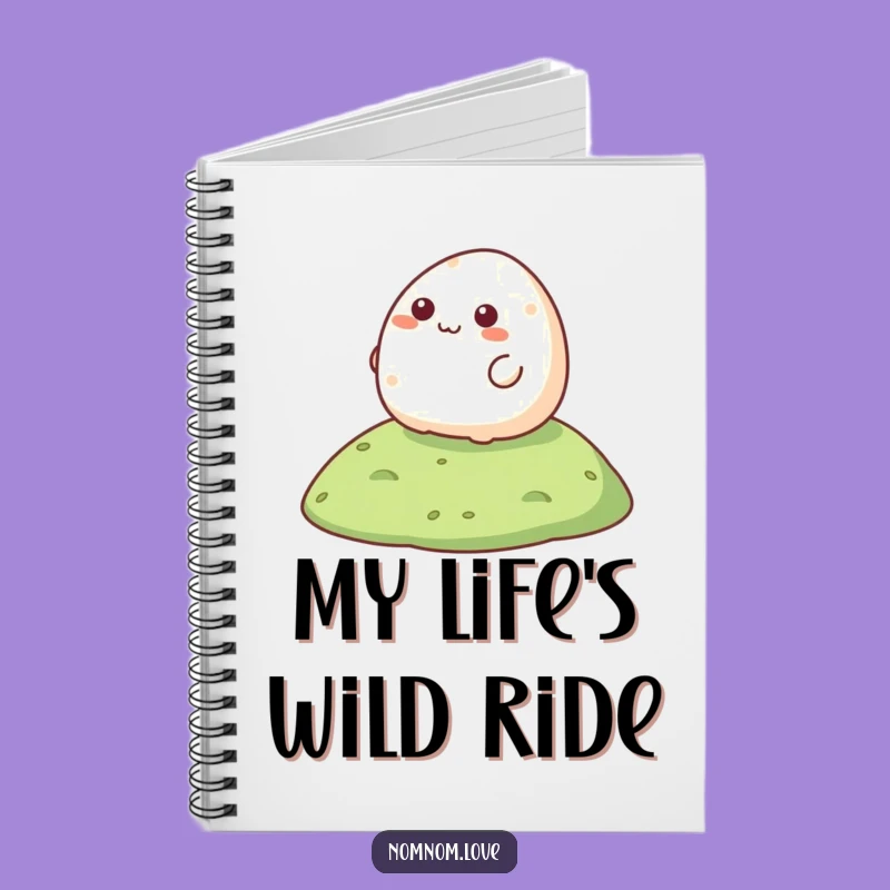 Funny Mochi Notebook - Happy Dessert Rolling Journal Gift