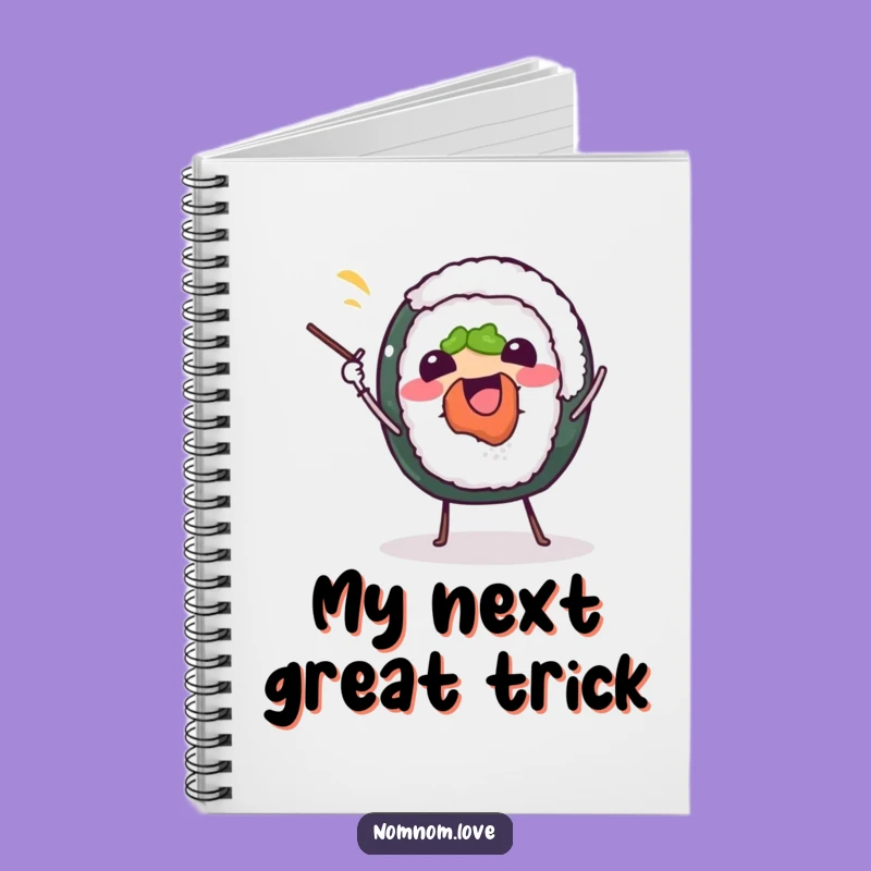 Funny Sushi Juggling Notebook: Jot Down Your Culinary Ideas with This Hilarious Journal