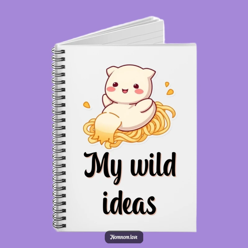 Funny Dumpling Noodle Slide Notebook: Jot Down Your Culinary Ideas with This Hilarious Journal