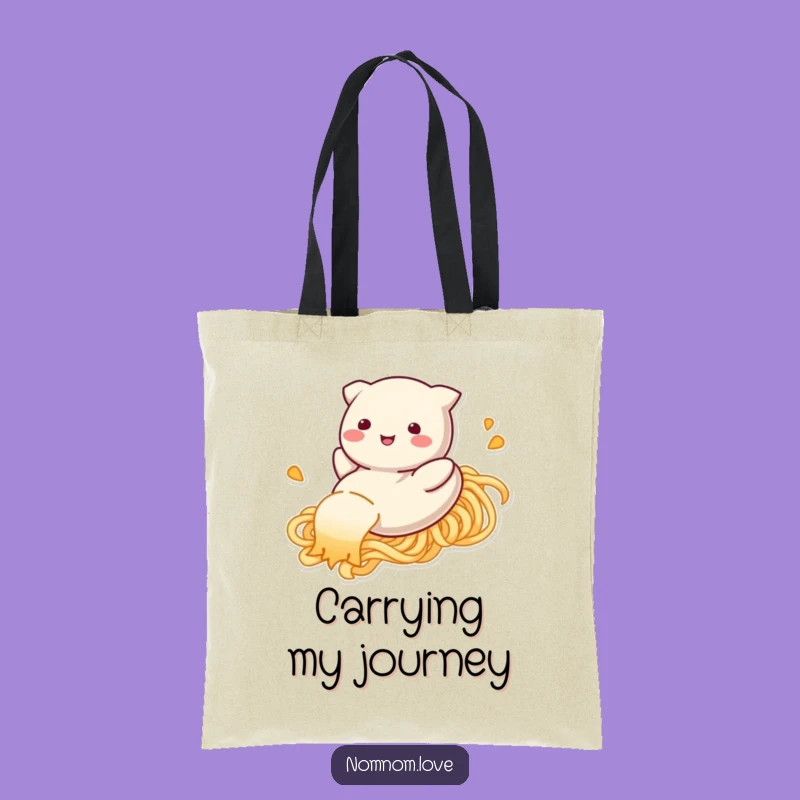 Funny Dumpling Noodle Slide Tote Bag: Carry Your Essentials with This Hilarious Foodie Accessory